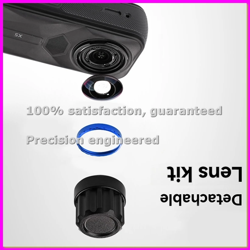For X5 Camera Replacement Lens Action Camera DIY Repair Lens Kit Camera Accessories for Enhanced Photography B-ABVK