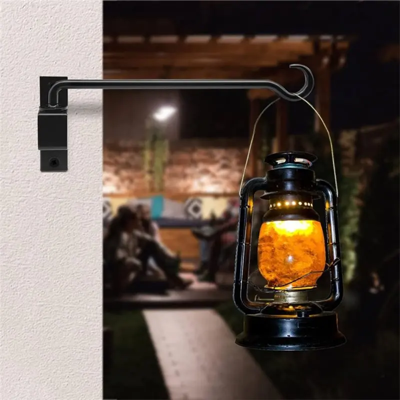 ABGH-Outdoor Hanging Brackets With 360° Swivel Plant Hangers(4Pcs 16