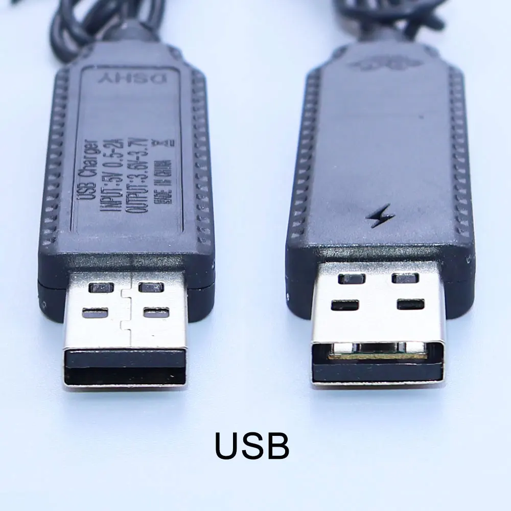 Lithium Battery USB Charging Cable 3.7V USB to 1.25 MX2.0 PH2.0 XH2.54 JST SM 2P 4P Plug Forward RC Car Aircraft Parts Charger