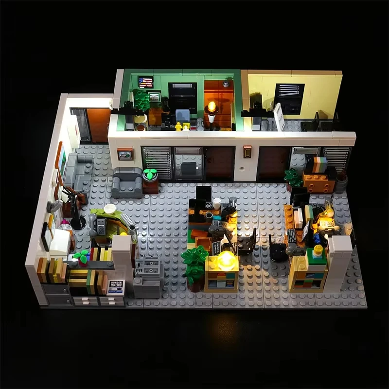 DIY LED Light Kit For LEGO 21336 The Office (Only LED Light,Without Blocks Model)