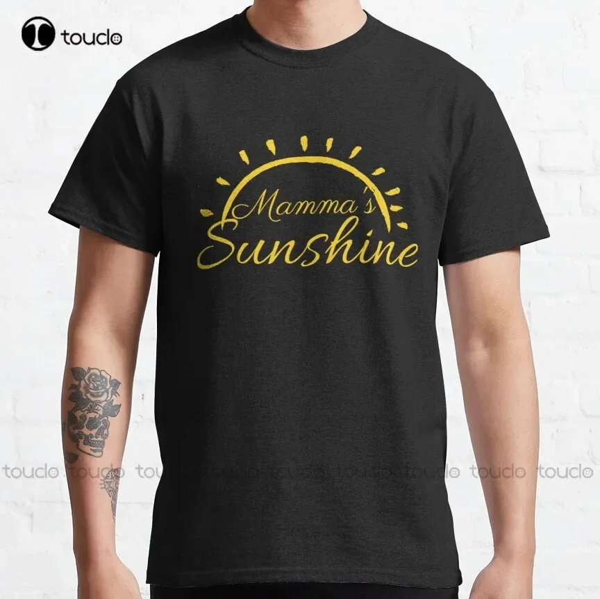 Mommy Is Sunshine Classic T-Shirt T Shirt Dress Women Cotton Outdoor Simple Vintag Casual T-Shirt Digital Printing Tee Shirt New