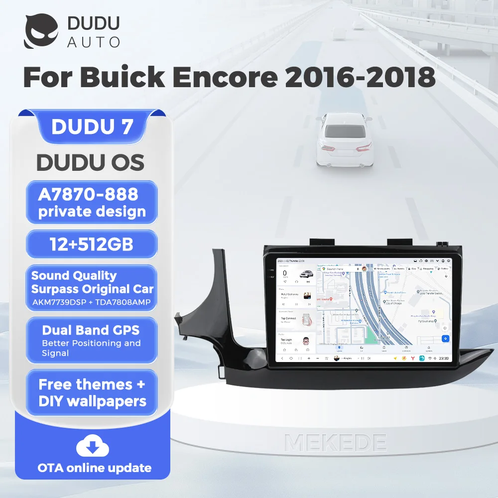 DUDU7 8Core GPS DSP Android Car Radio Player For Opel Mokka X Vauxhall Buick Encore 2016-2019