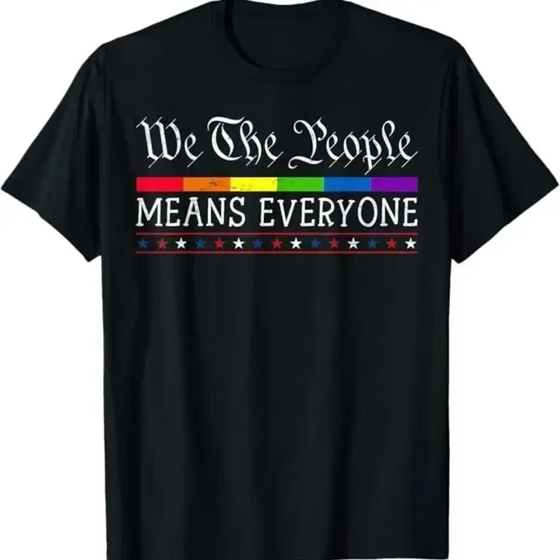 Nosotros, el Pueblo, significa que todos somos parte de la Constitución de EE. UU. Camiseta del Orgullo LGBT