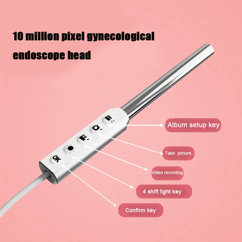 Female Visual Endoscope Gynecological Colposcope Cervical Examination Instrument Private Health Self-Examination