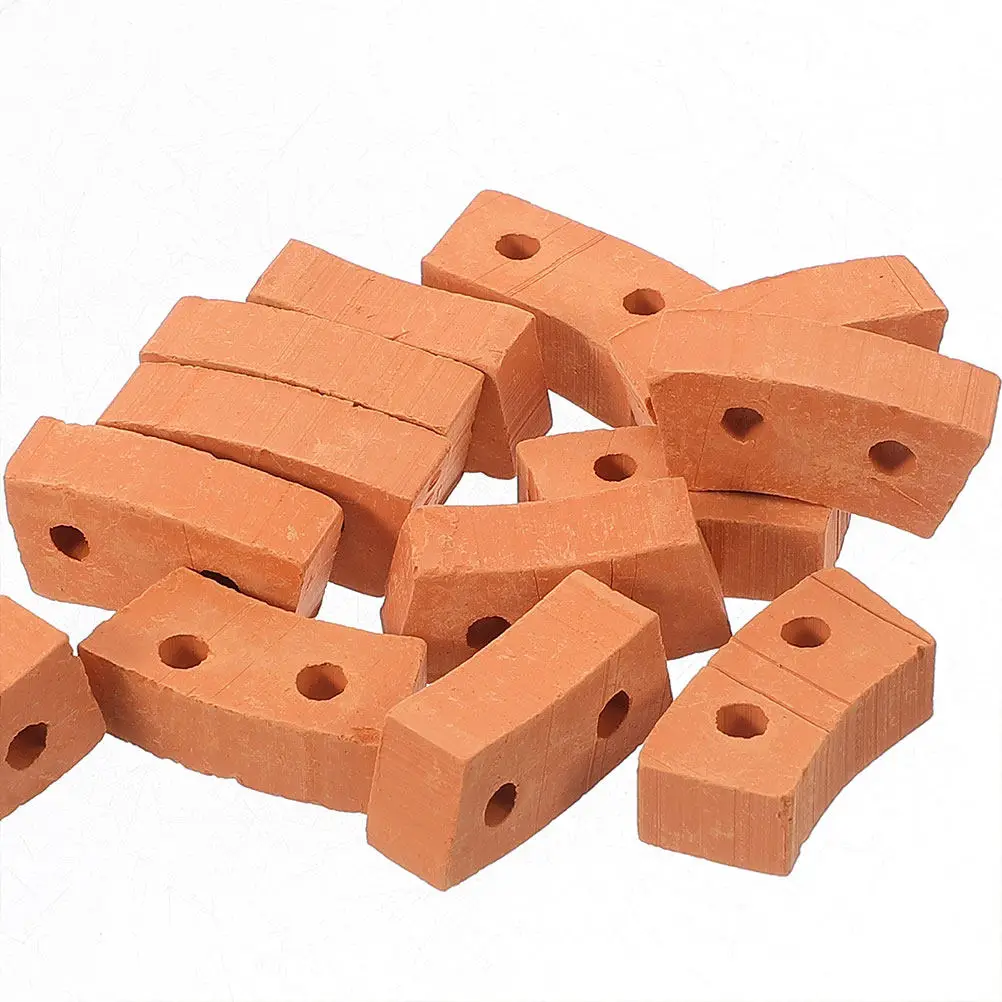 150Pcs Miniature Bricks Tiny Bricks for DIY Construction Mini Garden Brick Set Stackable Landscape Accessories Wall Brick