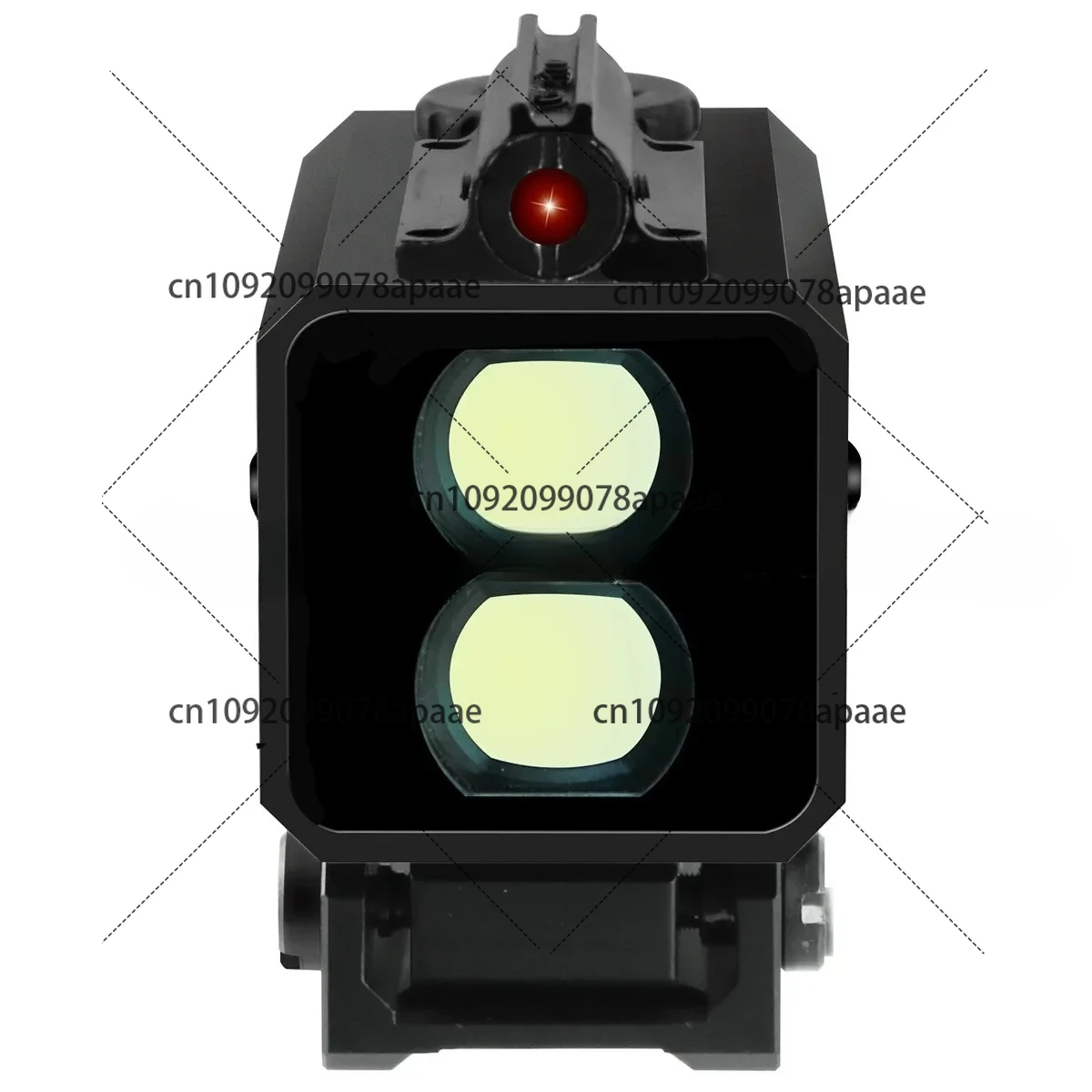 إصدار النقطة الحمراء LE032 جهاز تحديد المدى بالليزر الصغير 1200 متر مع دعامة تعديل رباعية الاتجاهات #5