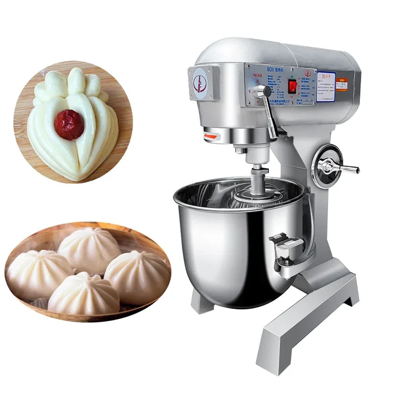 Electric Dough Mixer Machine 10L 15L 20L 25L 30L  Kitchen Equipment Food Processor Flour Churn Bread Pasta Noodles Make Machine