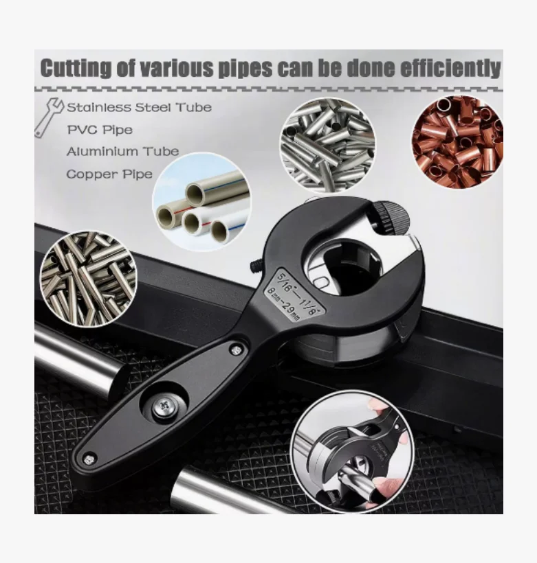 stainless steel corrugated pipe cutter，Ratchet quick iron pipe, aluminum copper pipe,  air conditioning maintenance tool