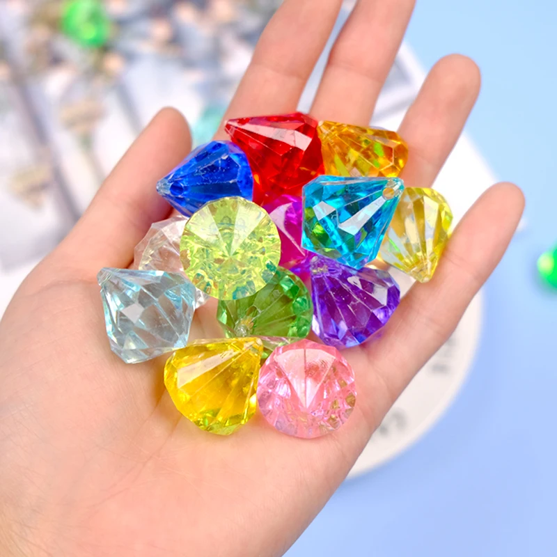 

Детские игрушки с драгоценными камнями: акриловые кристаллы, крупные бриллианты, наборы для рукоделия, DIY, ручная работа, бисероплетение, модные украшения для девочек