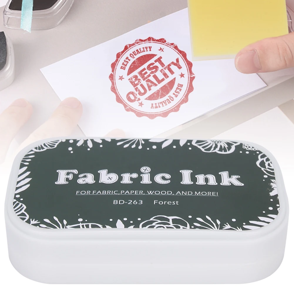 Colored Ink Pad DIY Accessories Stamp Ink Pad   Sponge Colored Ink Pad DIY Accessories for Rubber Stamp Paper Cloth view 3