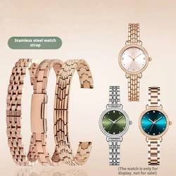 8mm 10mm 12mm 14 16 For Fossil Swarovski Casio women Watchband stainless steel rose gold Watch strap Ladies fashion metal chain