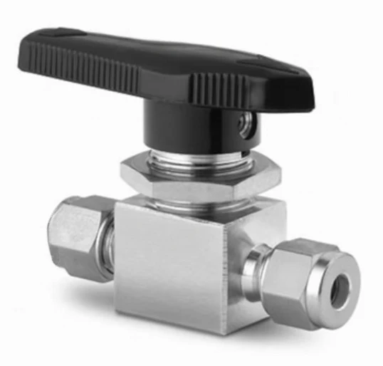 SS-43GS6MM Stainless Steel 40G Series Straight Through Ball Valve 1.4 Cv 6mm Tube Fitting