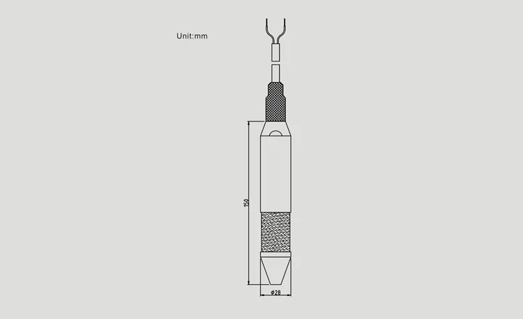 GLT520 0.25% 0.5% 0~200m Sediment-proof Submersible Sludge Level Sensor For Sewage Treatment