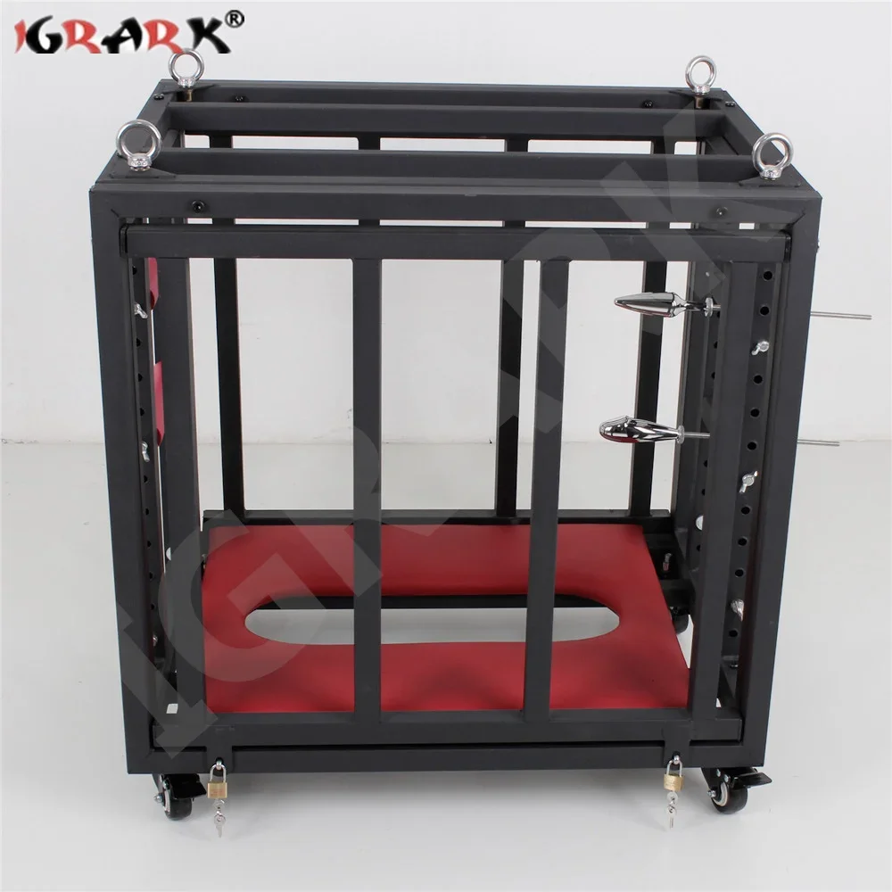 BDSM Restraint Dog Cage AV Sex Props Slave Training Couples Flirting Sex Toys Sex Furniture Bondage Cage and Sofa Sex Aid Tools