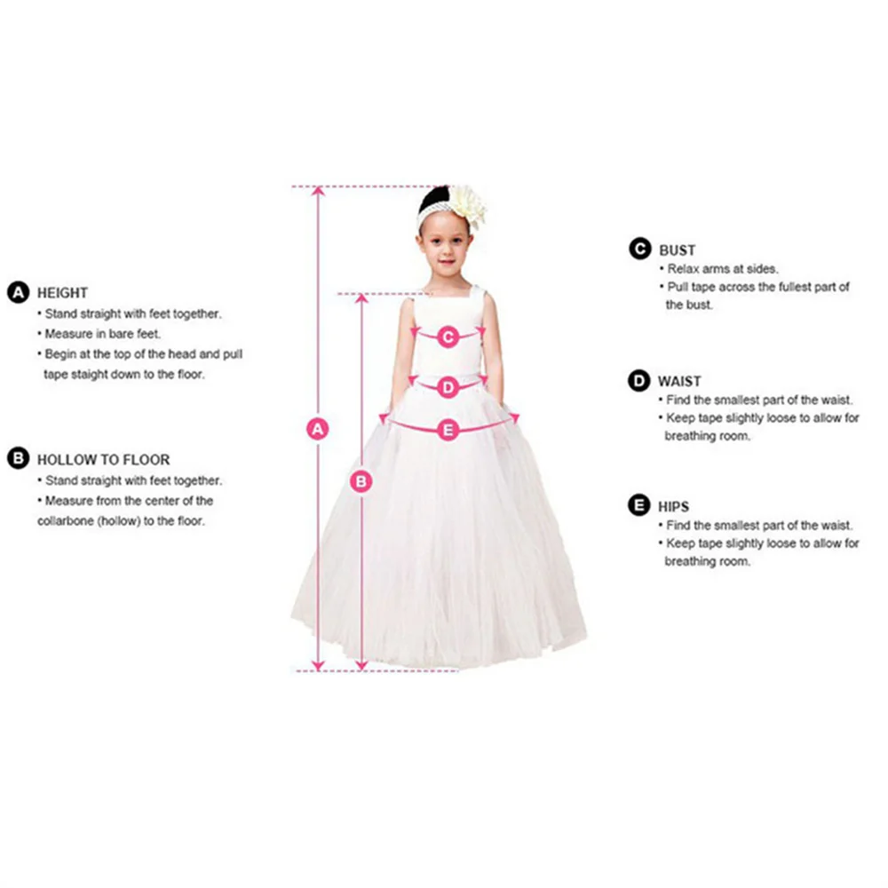 Flower Girl Dresses Applique V-neck Elegant First Communion Ball Party Piano Performance Custom Princess Costume