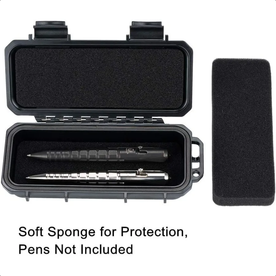 صندوق أدوات RX10 EDC صندوق تخزين منظم صغير لحماية أدوات التروس 1 قطعة 6.89 بوصة × 3.21 بوصة × 1.45 بوصة أسود