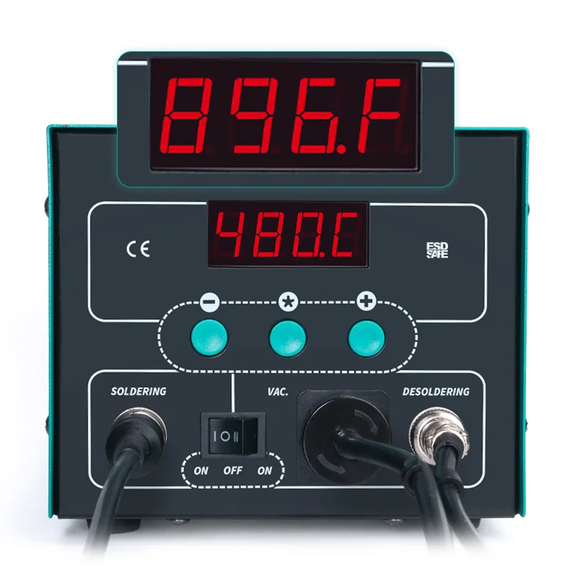 948-I/948-II Suction Tin Gun Desoldering Station Hot Air Gun Soldering Iron Suction Pen 4 IN 1 Intelligent Soldering Station