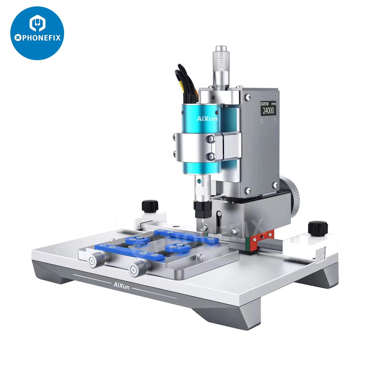 JC Aixun 2ND GEN ALL-IN-ONE Chip Grinding Machine MAX 24000r/min for Cellphone IC Motherboard Nand Chip Grinder Polishing Repair