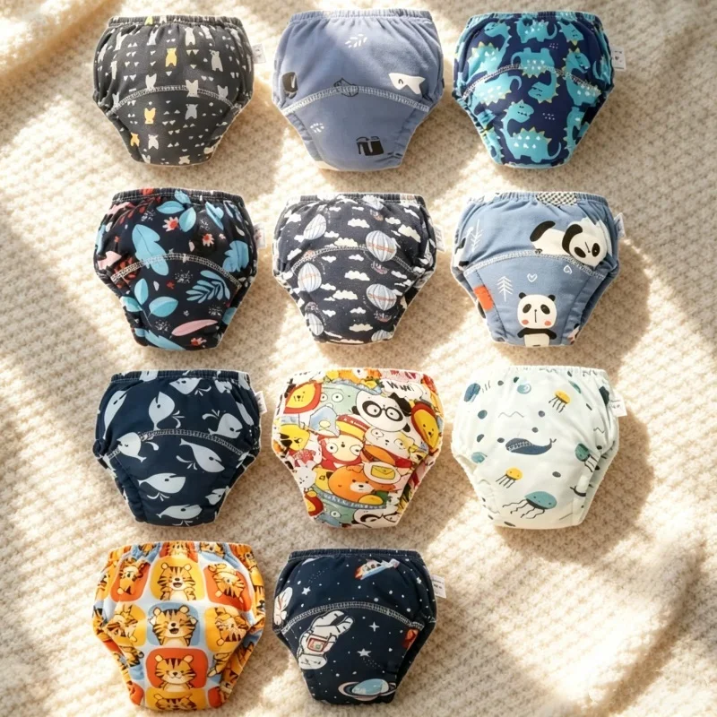 11pcs-potty-training-pants-set-soft-comfortable-durable-washable-toilet-training-essential-practical-ideal-gift-for-kid-boy-girl