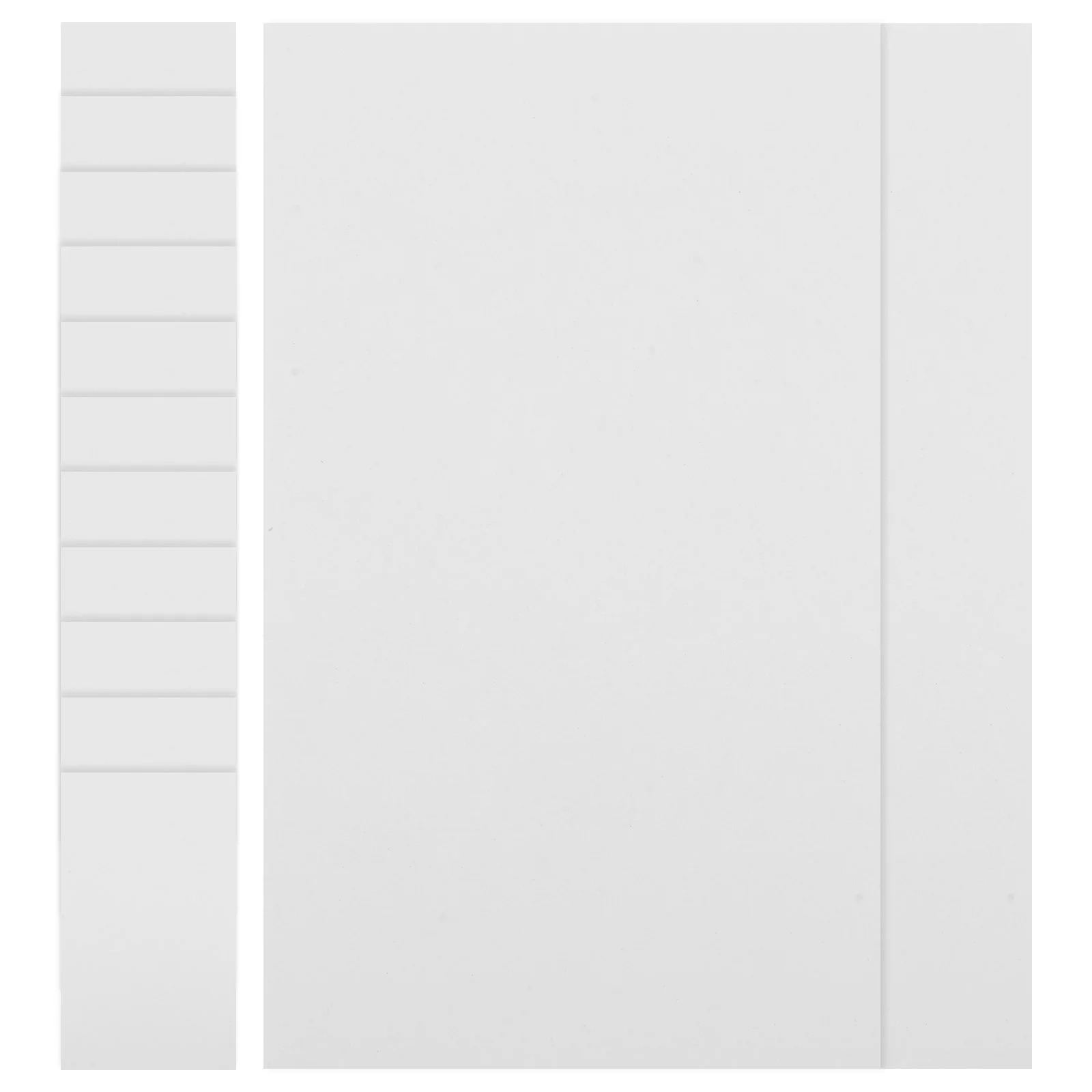 200 Pcs Blank Card Note Pad Flash Cards for Making Small Memory Index Mini Portable Studying Learning Flashcards Paper Office