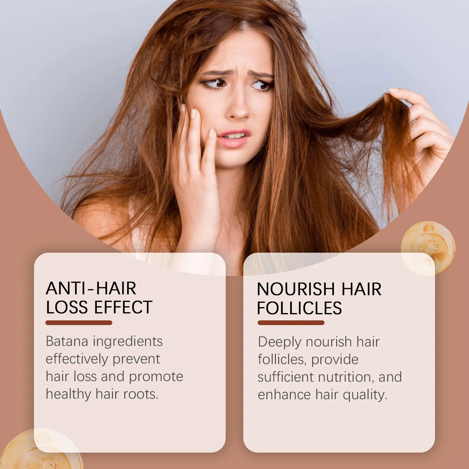 

Hoegoa Batana крем для роста волос, восстанавливающий поврежденный массаж кожи головы, глубоко очищающая маска, здоровые корни, питательные кондиционеры для волос