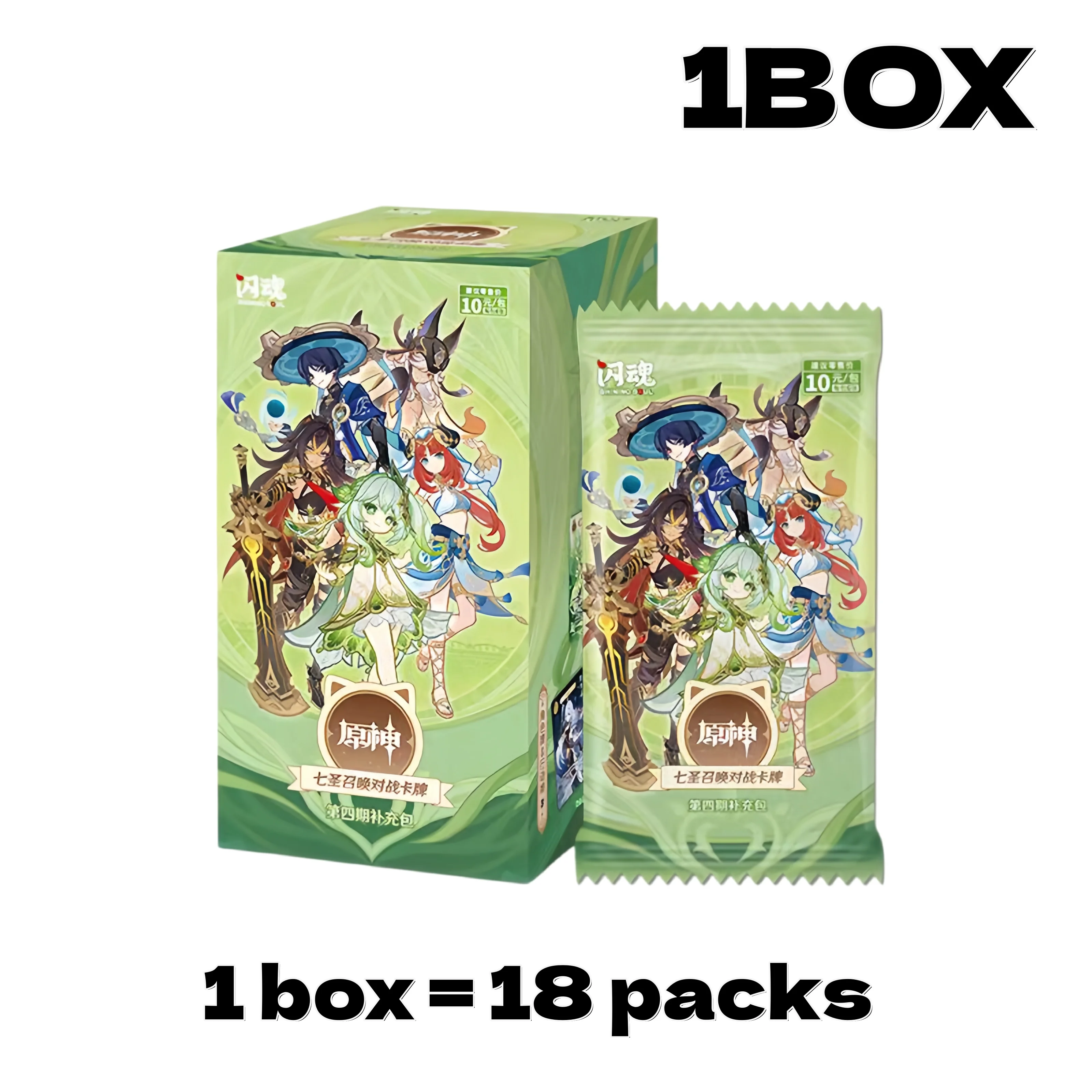 Genshin Impact Genius Invokation TCG Board Game Official Booster