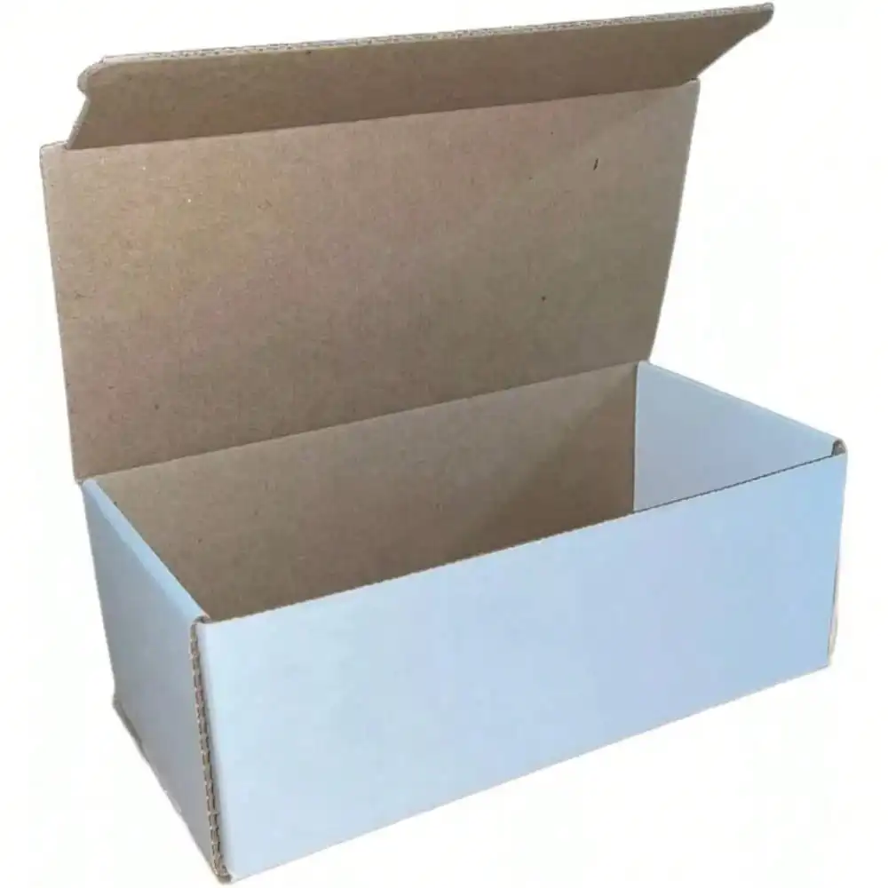 150 6x3x3 White Cardboard Paper Boxes Mailing Packing Shipping Box Corrugated...