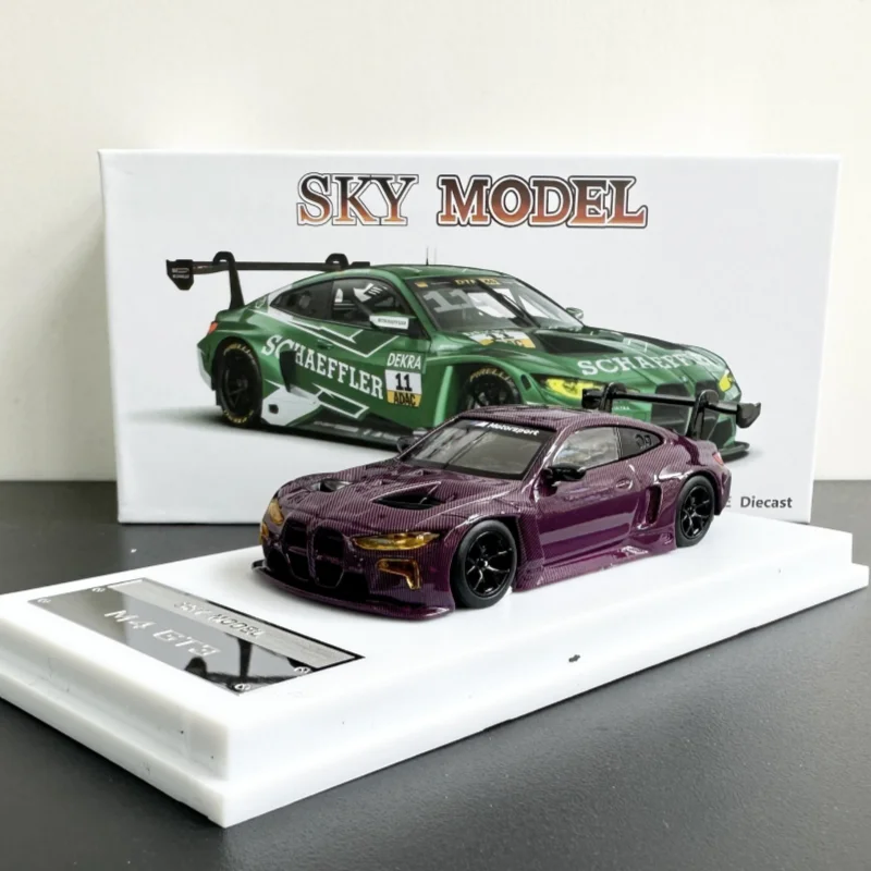 disponibile-skl-1-64-m4-gt3-modello-di-auto-in-miniatura-in-lega-pressofusa-in-edizione-limitata-viola-con-finiture-in-carbonio-ornamenti-per-adulti-giocattoli-per-ragazzi