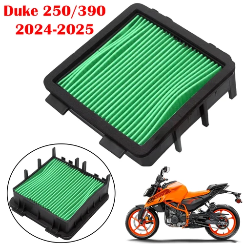 Imagen 1 del producto Limpiador de filtro de aire para motor de motocicleta, elemento filtrante de entrada de aire, filtros de aceite para KTM Duke 250 390 Duke250 Duke390 2024-2025