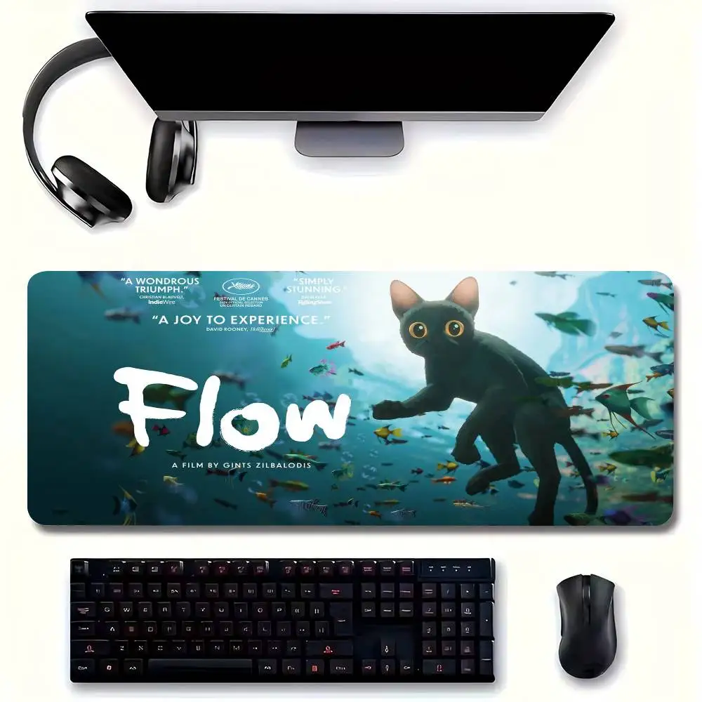 Cartoon Movie F-Flow Mousepad Non-slip Suitable For Office Computers Laptops E-sports Game Desk Mats XXL Keyboard