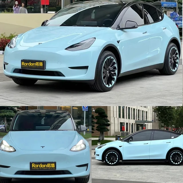 2025 Venta al por mayor 2025 TPU de alta calidad autoadhesivo brillo cambio de Color auto curación envoltura de cuerpo completo película de rollo de vinilo para coche