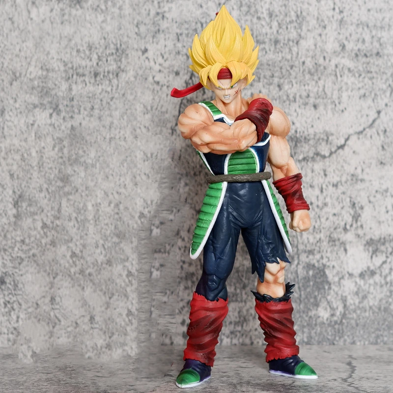 Anime Dragon Ball Z Super Saiyan Burdock Battle Ver. PVC Action Figure Statue Collectible Movable Model Kids Toys Doll Gift 24cm