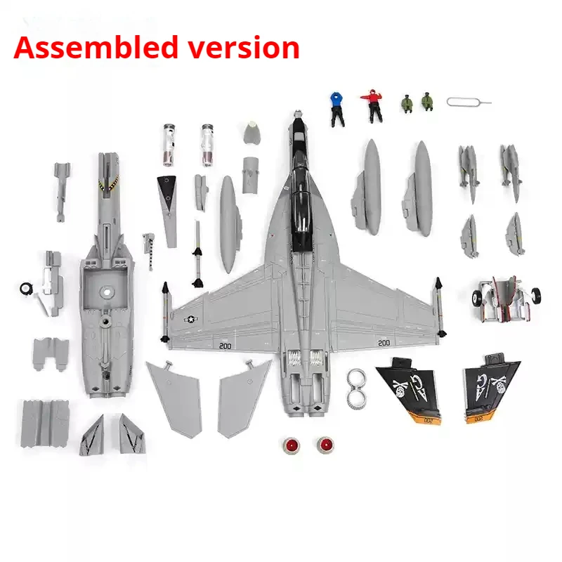 Terebo Aircraft Model Us Air Force 1:72 F18 Super Hornet Alloy Material Carrier Based Fighter F/A-18 Toy Desktop Decoration