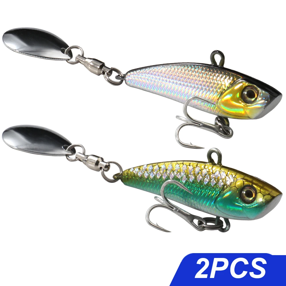 GOBAIT Metall-VIB-Köder 8g 11g 21g Spinnerbait Harter Köder 3D-Augen Weitwurf-Jig für Barsch- und Forellenangeln 1-7 Stück Pesca-Angelausrüstung