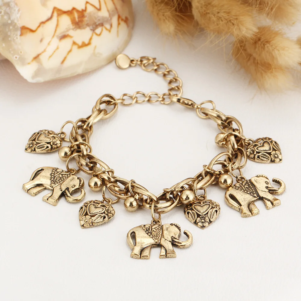 Vintage ethnische übertriebene Münze Anhänger Armbänder für Frauen Boho Silber Farbe geschnitzte geometrische indische Armbänder Jhumka Schmuck – Detail 25