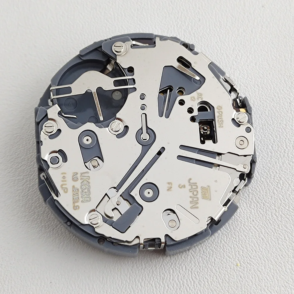 VK63A Quartz Watch Movement Date At 3 O'clock Chronograph Watch Movement For VK SERIES VK63A VK63 Watch Single Calendar