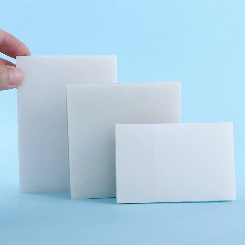 Pegatina de papelería, Bloc de notas, suministros escolares de oficina, notas adhesivas transparentes, lista diaria de tareas, pegatina del planificador, Bloc de notas de PET