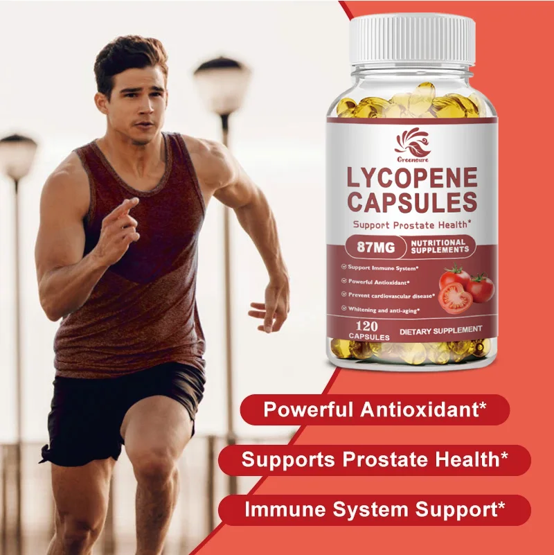 Lycopene Capsule With Tomato Extract Promote Prostate And Heart Support Immune Balance Lycopene Supplement