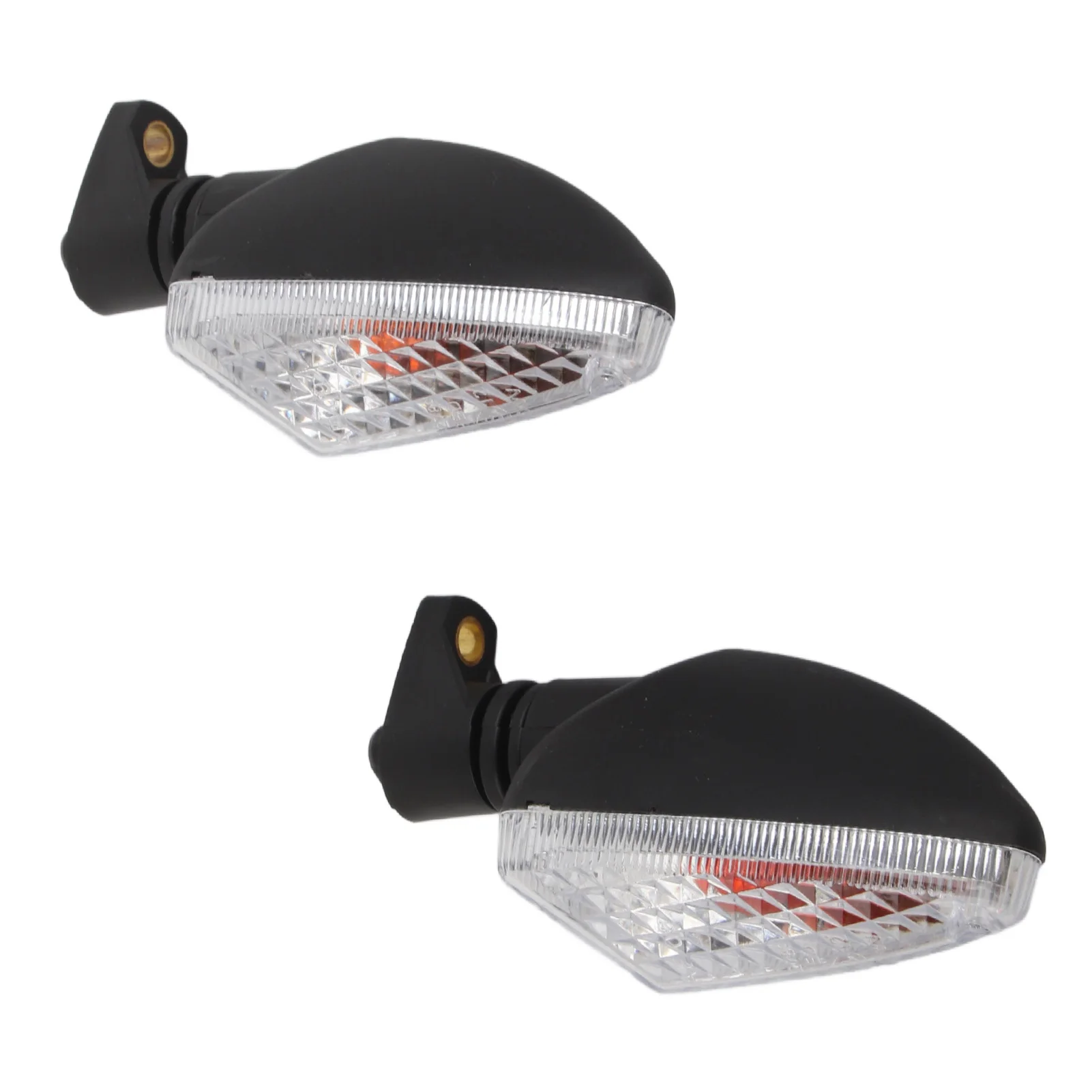 Luz indicadora de motocicleta, 1 par de luz de seta para motocicleta, lâmpada pisca