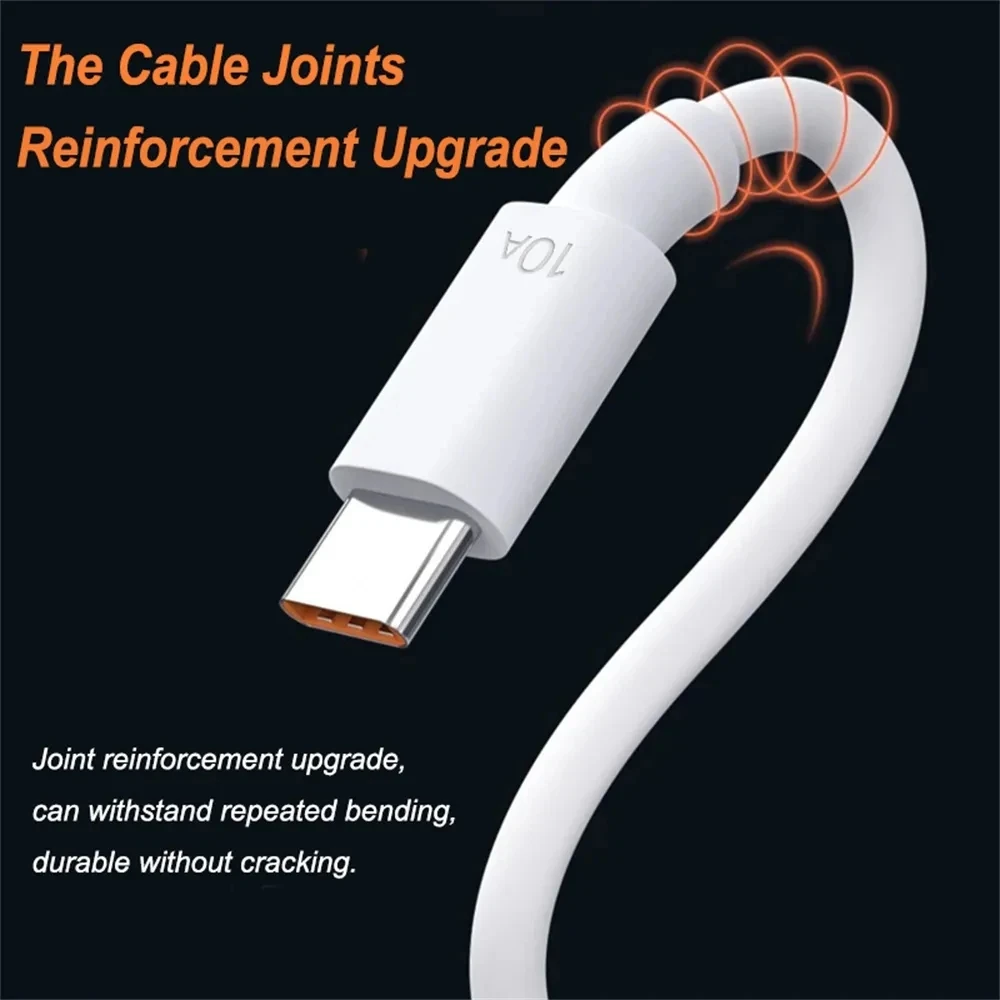 NNBILI 120W 10A USB Type C USB Cable Super Fast Charing Line for Xiaomi Samsung Huawei Honor Quick Charge USB C Cables Data Cord image 2