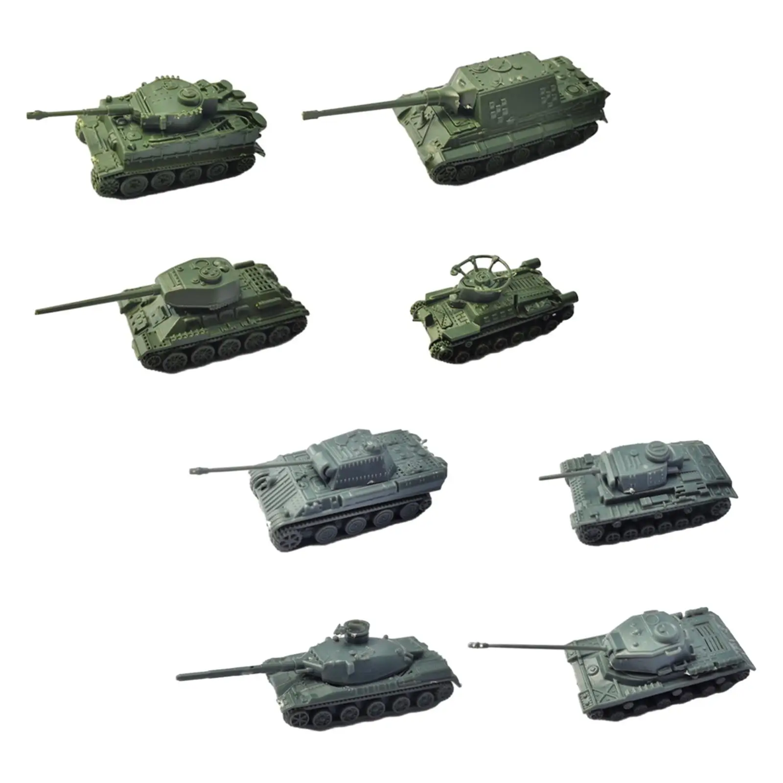 教育玩具用建設キット,4D組み立てタンクモデル,室内装飾,t34 85, 1:144, 8個