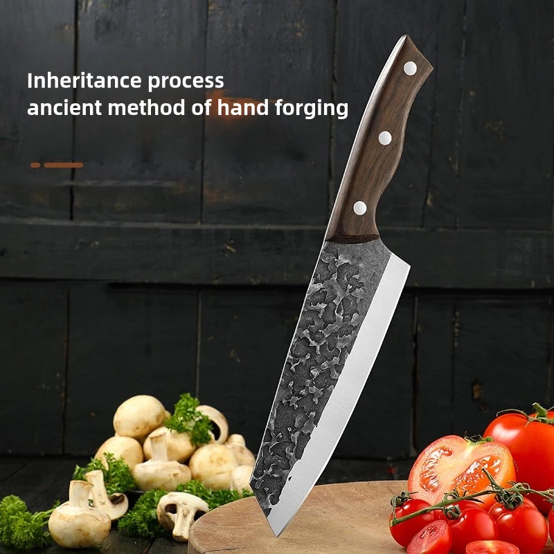 

Kitchen Knife Stainless Steel Meat Cleaver Butcher Meat Chopping Chef Fish Vegetables Slicing Butcher Knife With Sheath