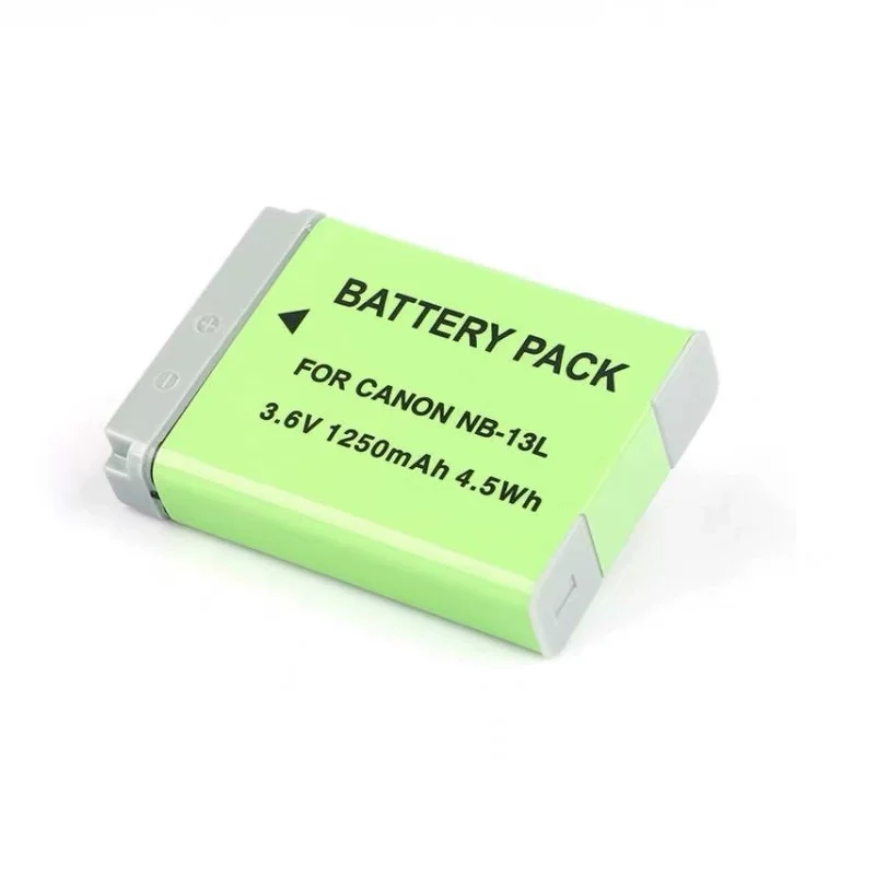 NB-13L Battery and Charger for Canon G7X2 II G5X SX730 SX740 G7X3 G9X SX720 Digital Batteries High-Capacity Replacement 1250mAh