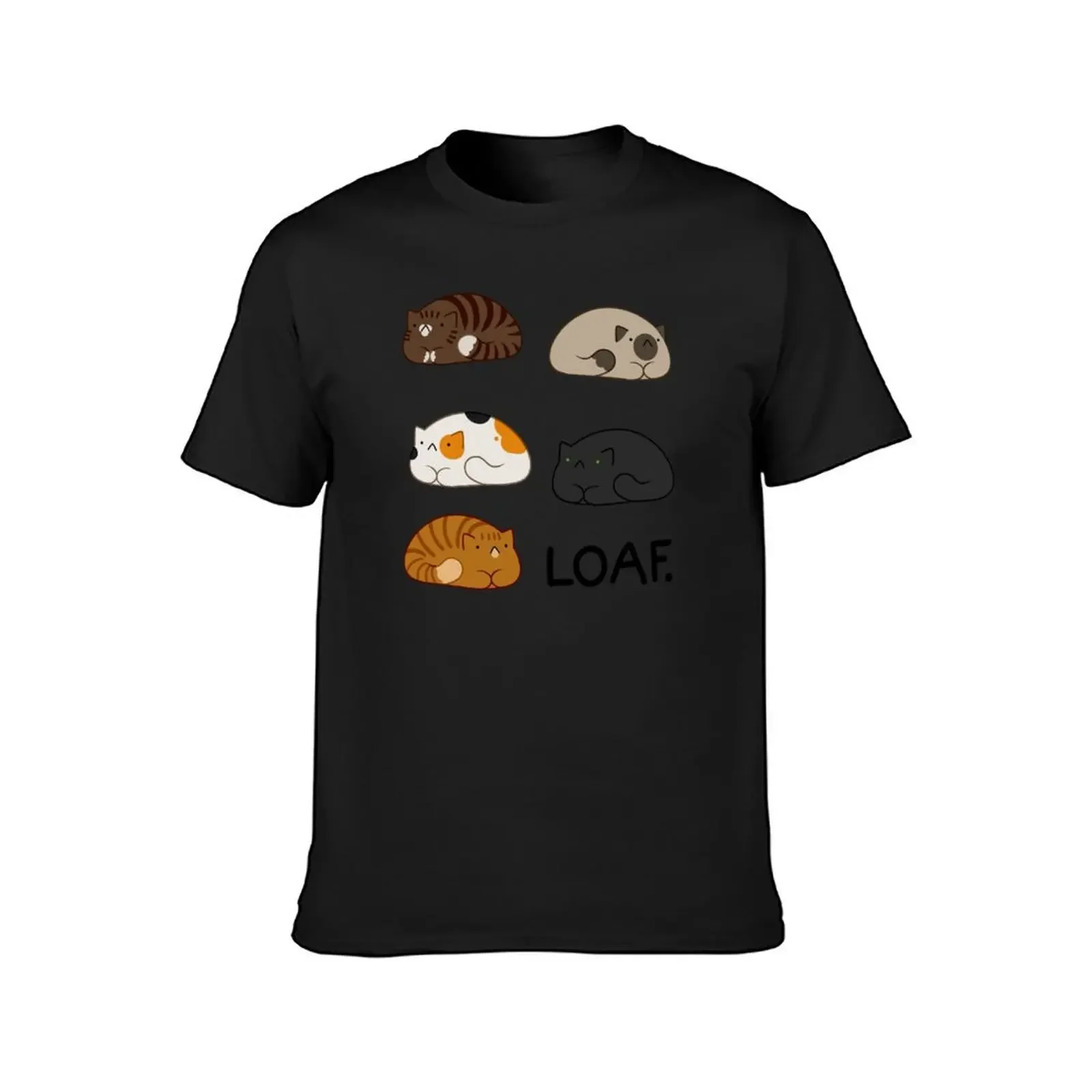 Loaf: All T-Shirt blacks graphic t shirt vintage new edition anime tshirt fitted t shirts for men