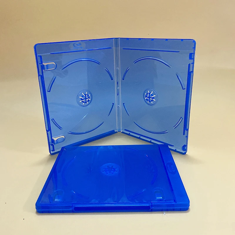 1PC for Sony PS5 / PS4 Replacement CD Game Case Blue Cover Protective Box Game Disk Holder CD DVD Discs Storage Bracket Box