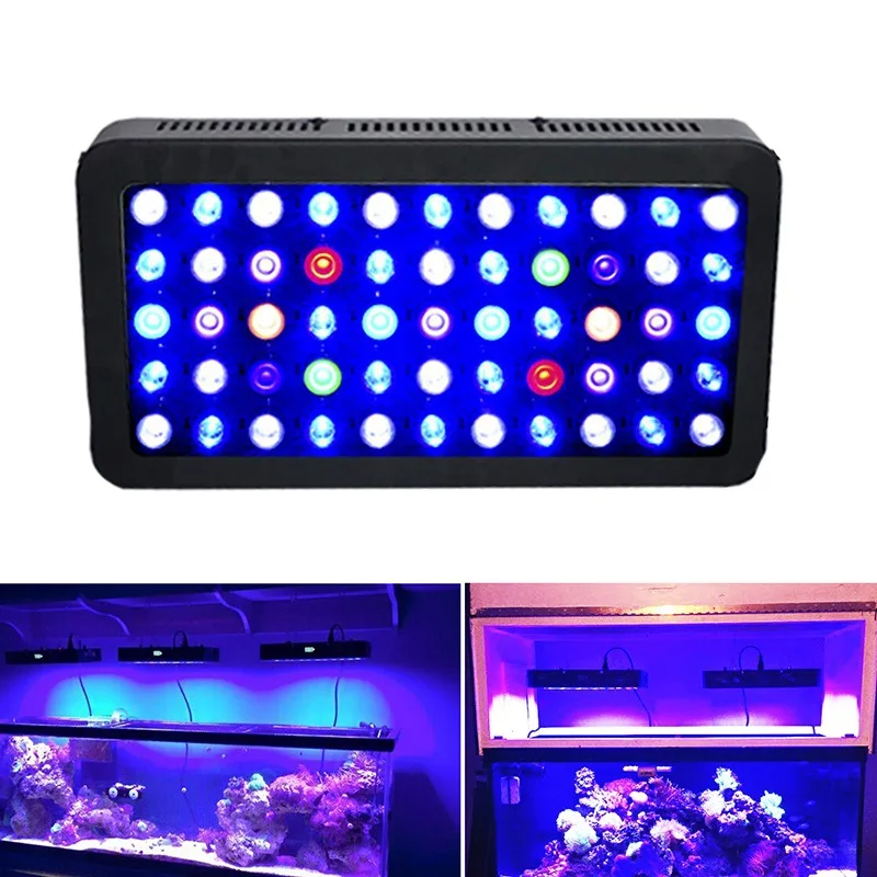 

165W Aquarium Light Smart WIFI Dimming Timing Marine Fish Tank Light Aquarium Coral Aquarium Light