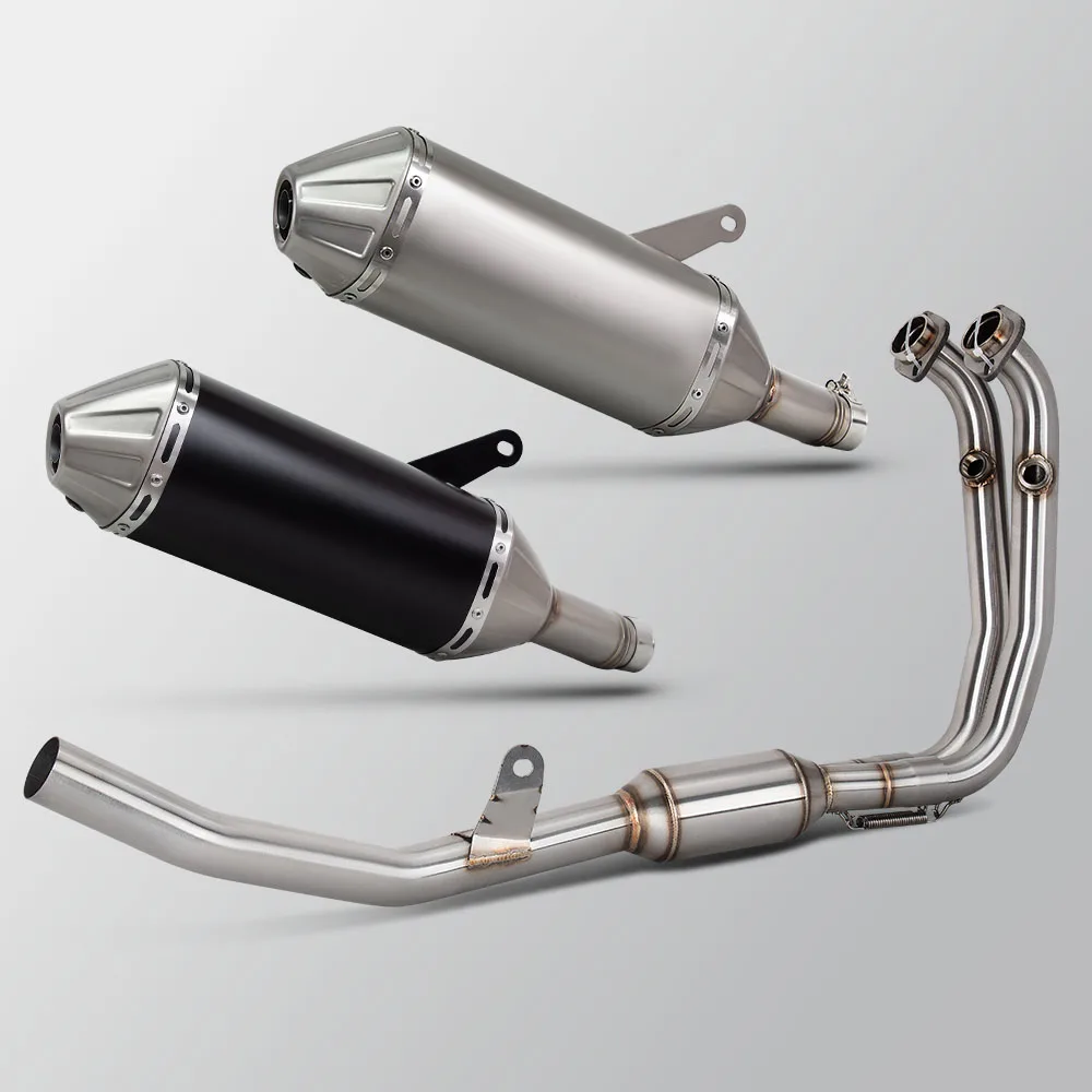 450MT Exhaust System For CFMOTO IBEX450 IBEX 450/MT Standard Edition / E5 Version Motorcycle Escape Pipe Kit Header Tube Muffler