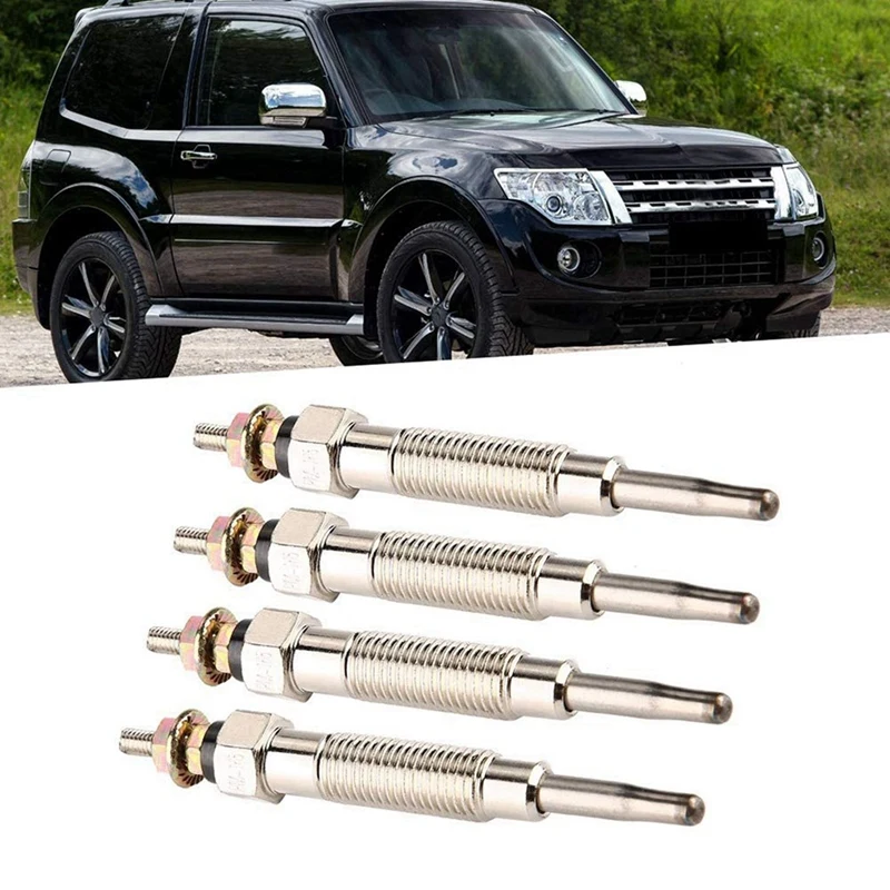 Bujías incandescentes de calentador para Mitsubishi Shogun Pajero 2,8, 4M40T, 4M40, Diesel, GP5501, 8 unidades