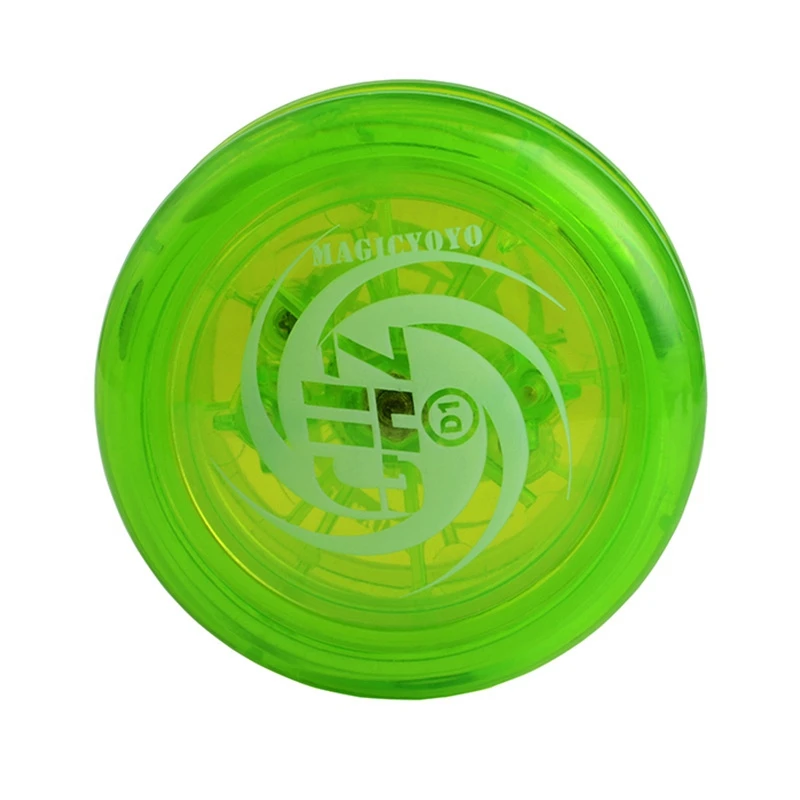 MAGICYOYO Responsive Yoyo D1 GHZ, Professional Looping Yoyos for Kids Beginner with Yoyo Strings+Gloves+Yoyo Bags,Green