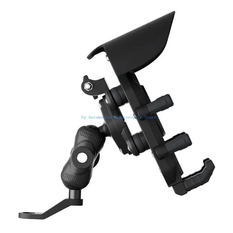 

270E Motorcycle Phone Holder AntiVibration Device 360 Rotations Bike Phone Mount